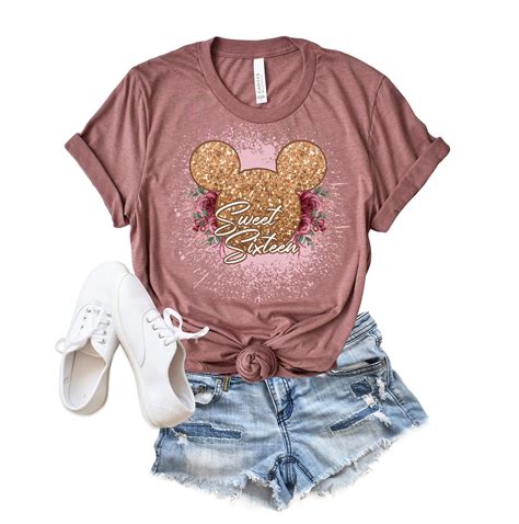 Disney-inspired Sweet 16 Shirts: Magical style for your celebration